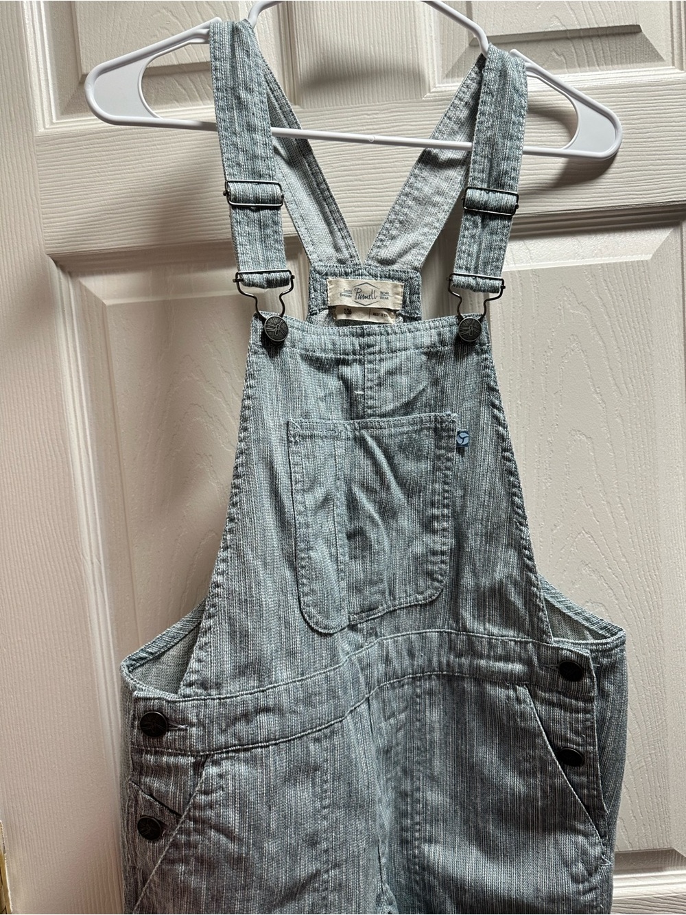 Purnell Light Denim Chambray Overalls Size 2/26